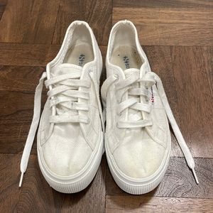 Superga Platform Sneakers White